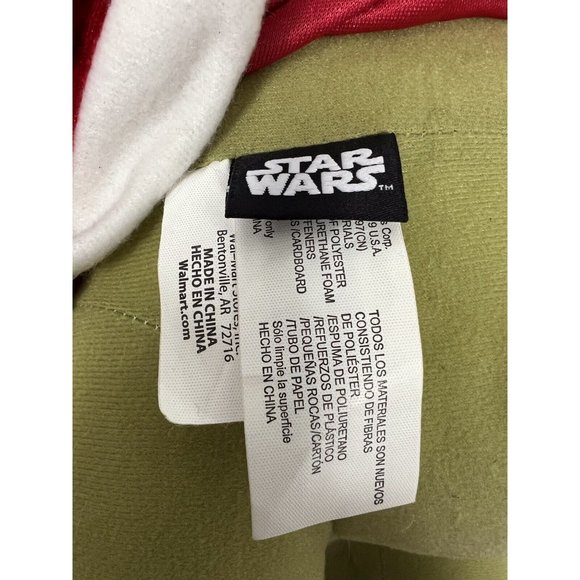 Star Wars Yoda Santa Claus Plush Christmas Holiday Door Greeter 22" - Picture 3 of 3